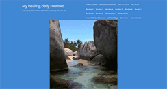 Desktop Screenshot of myhealingdailyroutines.com